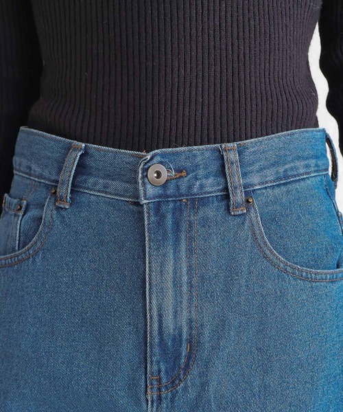 Social GIRL(ソーシャルガール)の「デニムテーパードパンツ(デニムパンツ・レディース・ブラック/ブルー/アイボリー・M/L)」の22枚目の写真