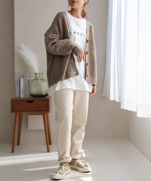 Social GIRL(ソーシャルガール)の「デニムテーパードパンツ(デニムパンツ・レディース・ブラック/ブルー/アイボリー・M/L)」の13枚目の写真