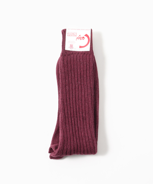 CORGI（コーギ）の「【CORGI for BOUCLE】ラメソックス（ソックス/靴下・メンズ・イエロー/サックスブルー/ボルドー・FREE）」の3枚目の写真