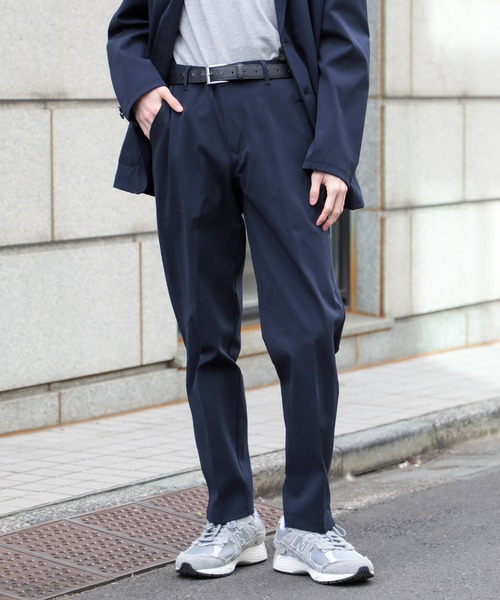 SETUP7(セットアップセブン)の「【SETUP7】63359 エアリーダンボールスラックス TNS(スラックス・メンズ・ネイビー/ダークグレー/ブラック/ブラウン・LL/L/M)」の2枚目の写真