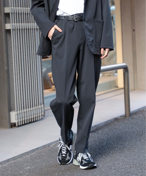 SETUP7(セットアップセブン)の「【SETUP7】63359 エアリーダンボールスラックス TNS(スラックス・メンズ・ネイビー/ダークグレー/ブラック/ブラウン・LL/L/M)」の4枚目の写真