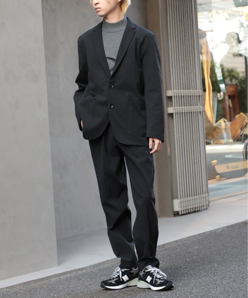 SETUP7(セットアップセブン)の「【SETUP7】63359 エアリーダンボールスラックス TNS(スラックス・メンズ・ネイビー/ダークグレー/ブラック/ブラウン・LL/L/M)」の11枚目の写真