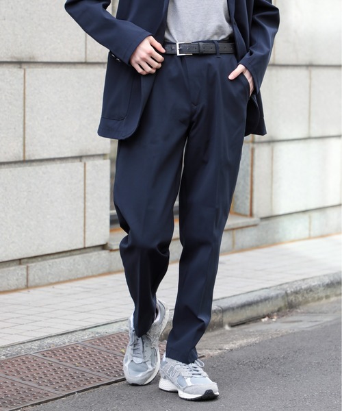 SETUP7(セットアップセブン)の「【SETUP7】63359 エアリーダンボールスラックス TNS(スラックス・メンズ・ネイビー/ダークグレー/ブラック/ブラウン・LL/L/M)」の6枚目の写真