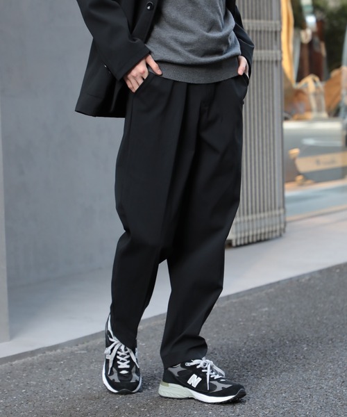 SETUP7(セットアップセブン)の「【SETUP7】63359 エアリーダンボールスラックス TNS(スラックス・メンズ・ネイビー/ダークグレー/ブラック/ブラウン・LL/L/M)」の12枚目の写真