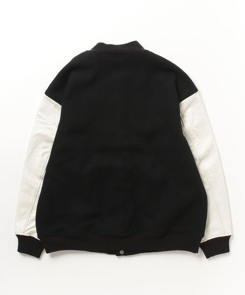 REMI RELIEF(レミレリーフ)の「REMI RELIEF/レミレリーフ メルトンスタジャン(スタジャン・メンズ・ブラック・XL/M/L)」の3枚目の写真