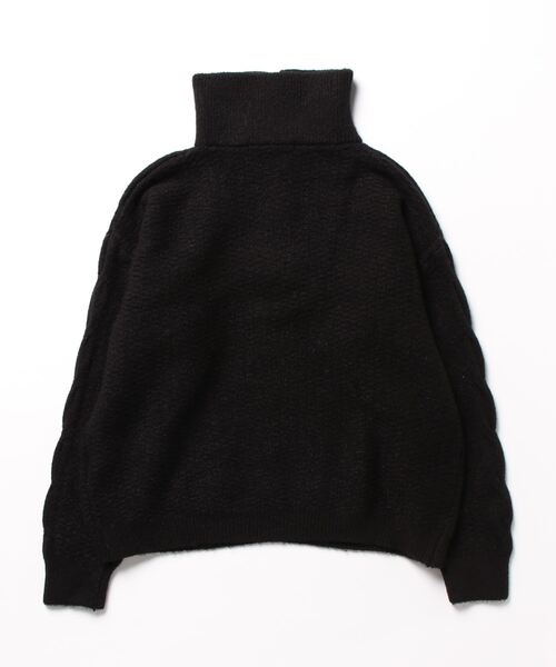 セール】ショート丈 ハーフジップニット（ニット/セーター）｜Ritzy