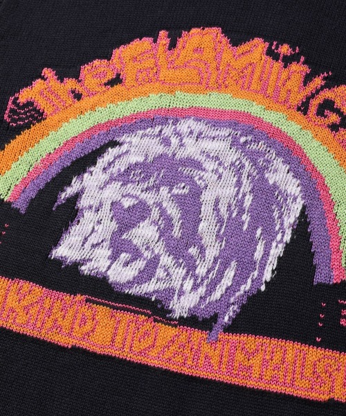 beautiful people(ビューティフルピープル)の「THE / a rock knit PO The Flaming Lips(ニット/セーター・レディース・アイボリー/ネイビー/レッド・SMALL/LARGE/MEDIUM)」の5枚目の写真