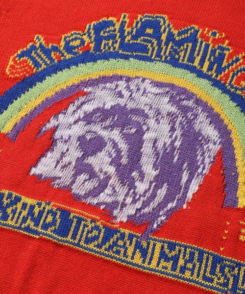 beautiful people(ビューティフルピープル)の「THE / a rock knit PO The Flaming Lips(ニット/セーター・レディース・アイボリー/ネイビー/レッド・SMALL/LARGE/MEDIUM)」の7枚目の写真