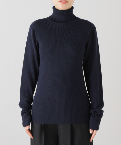 ウールリブタートルネックプルオーバー（ニット/セーター）｜AP STUDIO