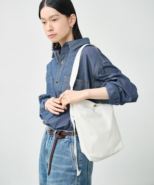 kha:ki（カーキ）の「「KHA:KI/カーキ」ミリタリーサコッシュ MID（ショルダーバッグ・レディース・ブラック/ホワイト/カーキ/ベージュ・FREE）」の8枚目の写真