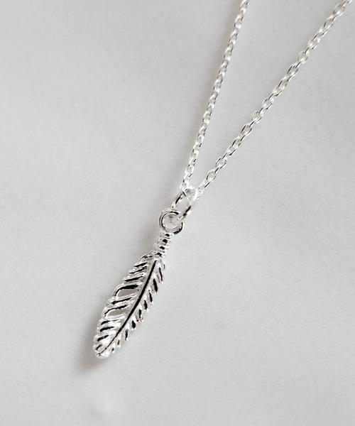 SENTI センティ / MICRO CHARM FEATHER SILVER シルバー925マイクロチャームフェザーネックレス / 4070（ネックレス）｜SENTI（センティ）