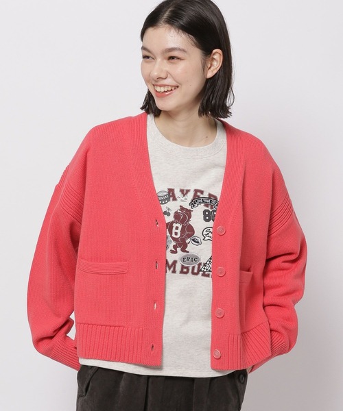 niko and...（ニコアンド）の「アソートロゴミニ裏毛プルオーバー（その他トップス・レディース・ナチュラル/レッド/ネイビー/オフホワイト・BIG(L)/SHORT）」の14枚目の写真