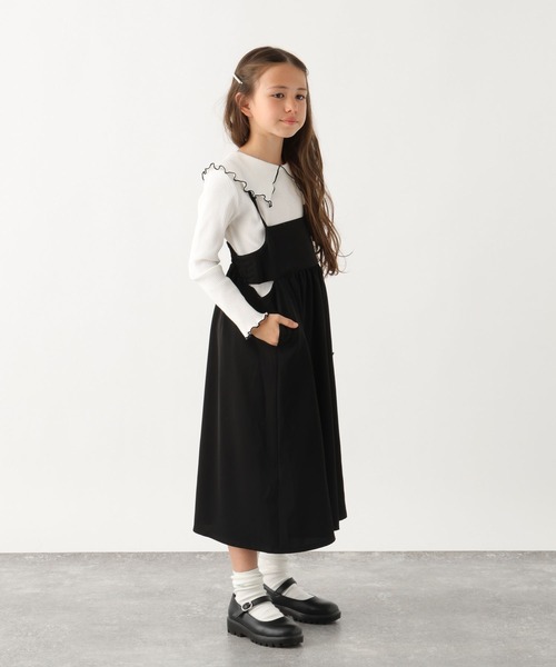 GLOBAL WORK（グローバルワーク）の「イージーケアキャミワンピース/990491（ワンピース・キッズ・ブラック/ブラック系その他・140cm/130cm/150cm/120cm/170cm/160cm）」の8枚目の写真