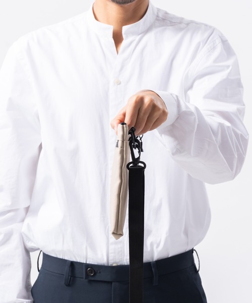 MURA(ムラ)の「R-PET(リサイクルポリエステル) 撥水 抗菌 サステナブル サコッシュ(ショルダーバッグ・メンズ・ブラック/グレー/サンドグレー・FREE)」の11枚目の写真