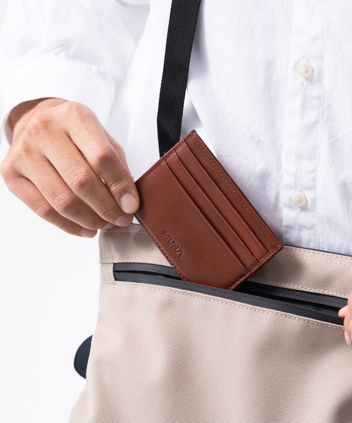 MURA(ムラ)の「R-PET(リサイクルポリエステル) 撥水 抗菌 サステナブル サコッシュ(ショルダーバッグ・メンズ・ブラック/グレー/サンドグレー・FREE)」の21枚目の写真