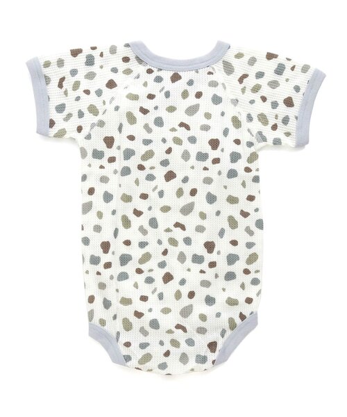 apres les cours（アプレレクール）の「ベビー半袖ワッフルグレコ肌着（肌着・キッズ・アイボリー/ピンク/レインボー/ミント・70/80）」の17枚目の写真