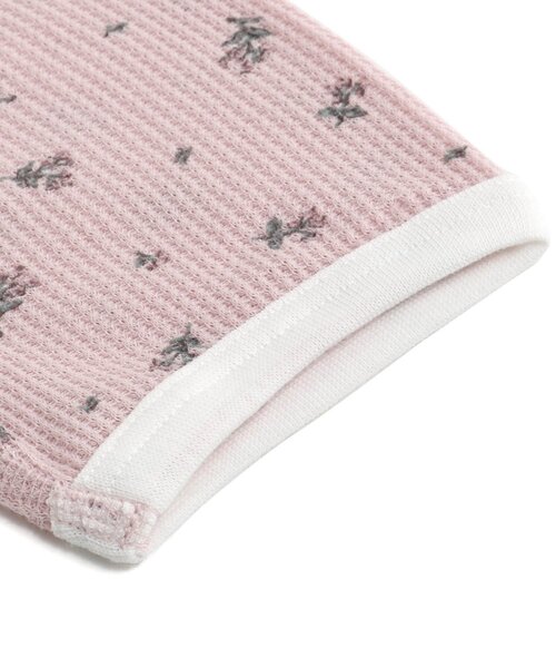 apres les cours（アプレレクール）の「ベビー半袖ワッフルグレコ肌着（肌着・キッズ・アイボリー/ピンク/レインボー/ミント・70/80）」の19枚目の写真