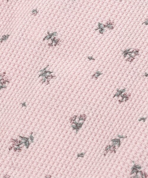 apres les cours（アプレレクール）の「ベビー半袖ワッフルグレコ肌着（肌着・キッズ・アイボリー/ピンク/レインボー/ミント・70/80）」の5枚目の写真