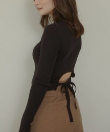 ACYM | Back tie marshmallow ニット(ニット/セーター)