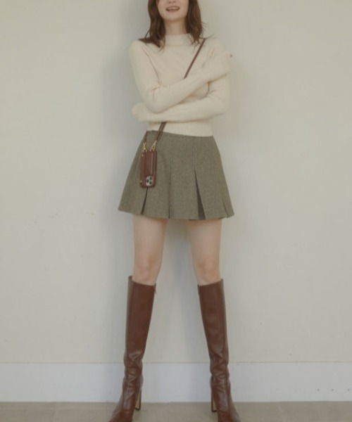 ACYM（アシーム）の「Back tie marshmallow ニット（ニット/セーター・レディース・ブラックミックス/ブラック/アイボリー・FREE）」の15枚目の写真