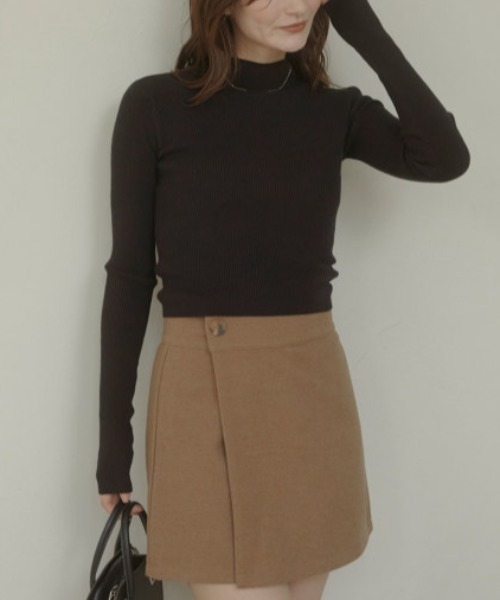 ACYM（アシーム）の「Back tie marshmallow ニット（ニット/セーター・レディース・ブラックミックス/ブラック/アイボリー・FREE）」の17枚目の写真