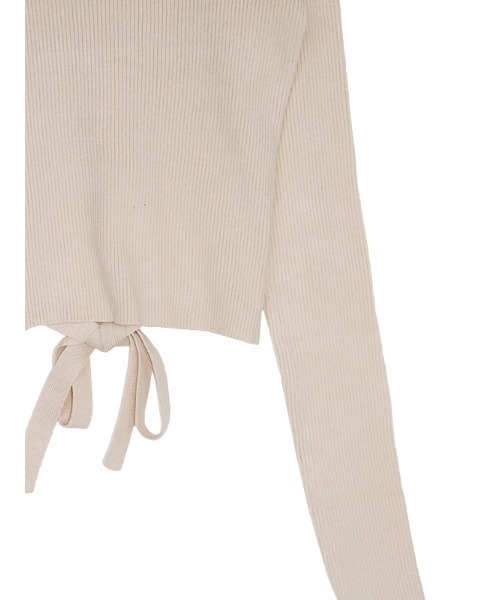 ACYM（アシーム）の「Back tie marshmallow ニット（ニット/セーター・レディース・ブラックミックス/ブラック/アイボリー・FREE）」の22枚目の写真