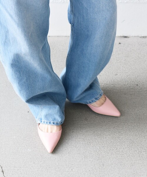 SHIPS any(シップス エニィ)の「SHIPS any: ポインテッド フラット パンプス(パンプス・レディース・イエロー/ピンク/ブルー/シルバー・37/38/36)」の6枚目の写真