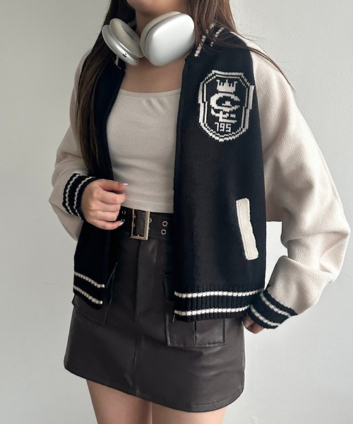 スタジャン風ニット【ZOZOTOWN限定アイテム】（カーディガン/ボレロ