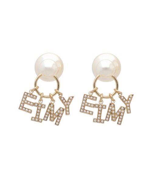 EIMY ISTOIRE（エイミーイストワール）の「Silky Pearl EIMYサークルピアス（ピアス（両耳用）・レディース・ゴールド・FREE）」の7枚目の写真