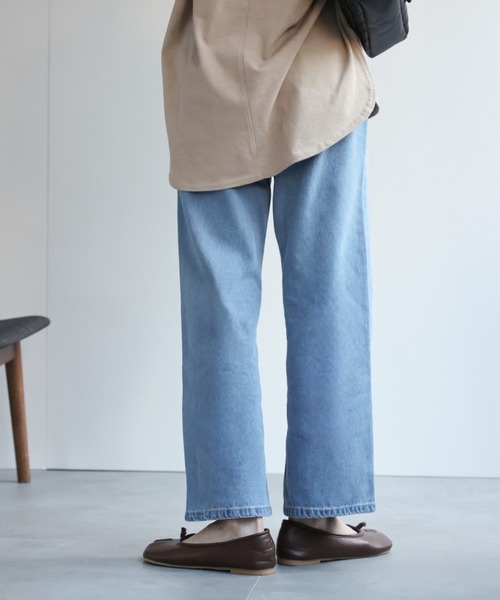 sakishimatokyo（サキシマトーキョー）の「【3サイズ展開】ハート刺しゅうデニムパンツ/ジーンズ（デニムパンツ・レディース・ブルー/ライトブルー・MEDIUM/SMALL/LARGE）」の19枚目の写真