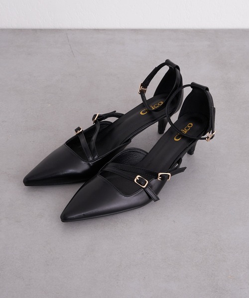 Chico(チコ)の「【2024SS】ベルトデザインポインテッドパンプス(パンプス・レディース・アイボリー/ブラック/シルバー・SMALL/MEDIUM/LARGE)」の10枚目の写真