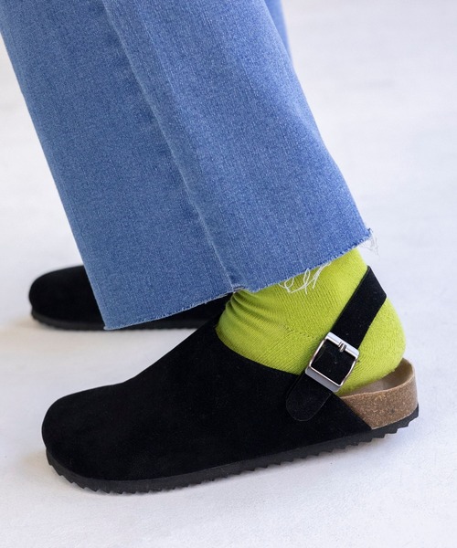 LEPSIM（レプシィム）の「フェイクスウェード2WAYサボ　994931（その他シューズ・レディース・ベージュ/ブラック・MEDIUM/LARGE）」の9枚目の写真