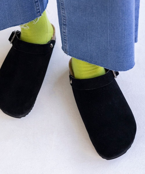 LEPSIM（レプシィム）の「フェイクスウェード2WAYサボ　994931（その他シューズ・レディース・ベージュ/ブラック・MEDIUM/LARGE）」の8枚目の写真