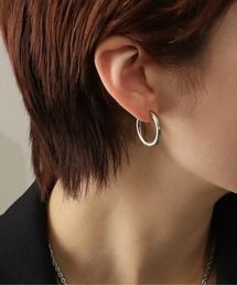 【ORLEAN】マットボリュームフープピアス 23mm