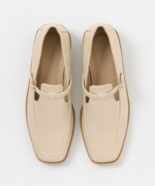 SENSE OF PLACE by URBAN RESEARCH（センスオブプレイスバイアーバンリサーチ）の「スクエアデザインローファー（ローファー・レディース・ブラック/アイボリー・SMALL/MEDIUM/LARGE）」の17枚目の写真