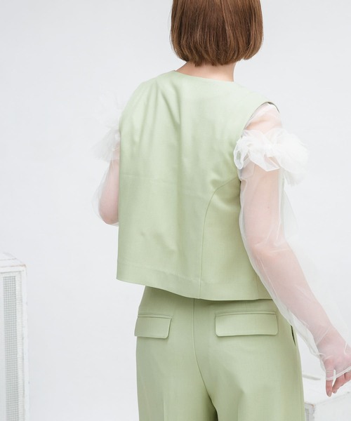 KBF(ケイビーエフ)の「コンパクトベスト(ベスト・レディース・モカ/グリーン系その他・ONE)」の21枚目の写真