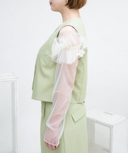 KBF(ケイビーエフ)の「コンパクトベスト(ベスト・レディース・モカ/グリーン系その他・ONE)」の7枚目の写真