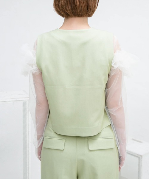 KBF(ケイビーエフ)の「コンパクトベスト(ベスト・レディース・モカ/グリーン系その他・ONE)」の8枚目の写真