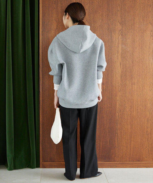 SLOBE IENA(スローブイエナ)の「ダブルクロスイージードロストテーパード(スラックス・レディース・ブラック/ネイビー・36/38)」の5枚目の写真