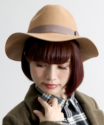 WEGO | WEGO/ ツバ広フェルトハット(ハット)