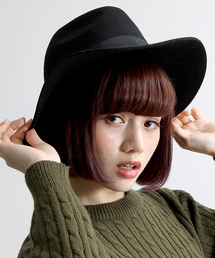 WEGO | WEGO/ ツバ広フェルトハット(ハット)