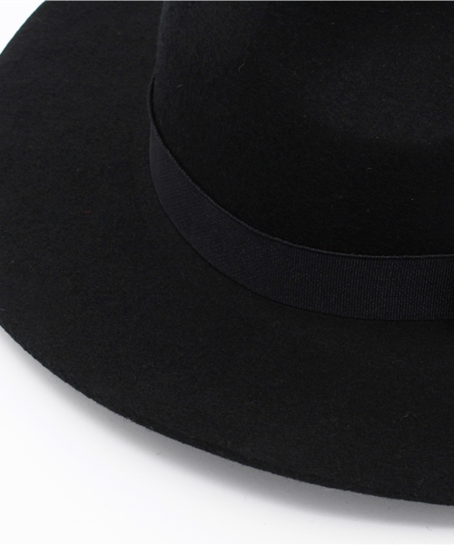 WEGO（ウィゴー）の「WEGO/ ツバ広フェルトハット（ハット・レディース・ブラック/カーキ/ブラウン/キャメル/ライトグレー・FREE）」の7枚目の写真