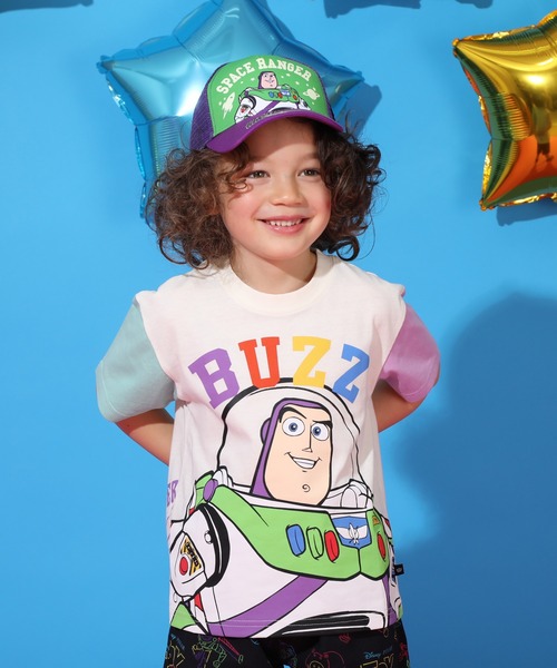 Disney(ディズニー)の「ディズニー トイストーリー BUZZ 蓄光 メッシュキャップ 9276(キャップ・キッズ・パープル・M size)」の11枚目の写真