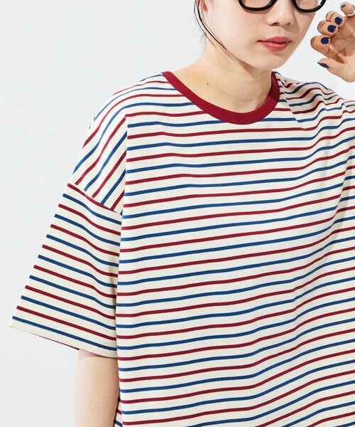 FREAK'S STORE（フリークスストア）の「限定展開 マルチボーダー 半袖