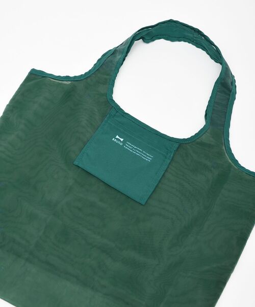 BRUNO（ブルーノ）の「ポケッタブルエコバッグM（トートバッグ・レディース・ミント/その他/グレー系その他/オレンジ/ネイビー/グリーン・ﾌﾘ-）」の13枚目の写真