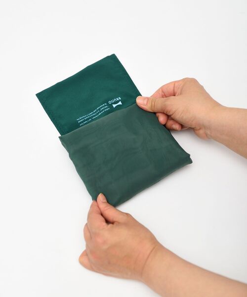 BRUNO（ブルーノ）の「ポケッタブルエコバッグM（トートバッグ・レディース・ミント/その他/グレー系その他/オレンジ/ネイビー/グリーン・ﾌﾘ-）」の15枚目の写真