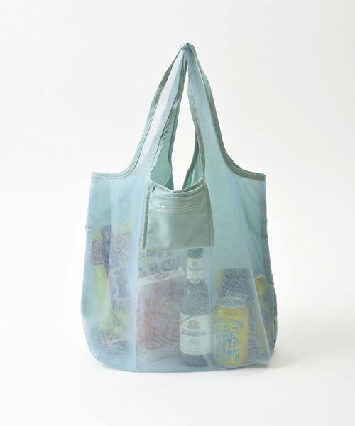 BRUNO（ブルーノ）の「ポケッタブルエコバッグM（トートバッグ・レディース・ミント/その他/グレー系その他/オレンジ/ネイビー/グリーン・ﾌﾘ-）」の21枚目の写真