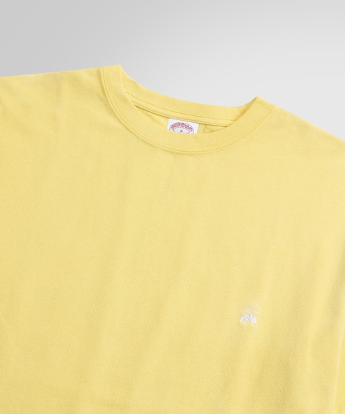 BROOKS BROTHERS(ブルックスブラザーズ)の「USAコットンピケ GFロゴ ショートスリーブTシャツ(Tシャツ/カットソー・メンズ・ヘザーグレー/ブラック/ネイビー/イエロー/ホワイト・LARGE/MEDIUM/SMALL/X-LARGE)」の12枚目の写真