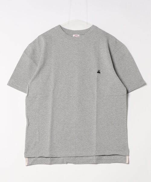 BROOKS BROTHERS(ブルックスブラザーズ)の「USAコットンピケ GFロゴ ショートスリーブTシャツ(Tシャツ/カットソー・メンズ・ヘザーグレー/ブラック/ネイビー/イエロー/ホワイト・LARGE/MEDIUM/SMALL/X-LARGE)」の10枚目の写真