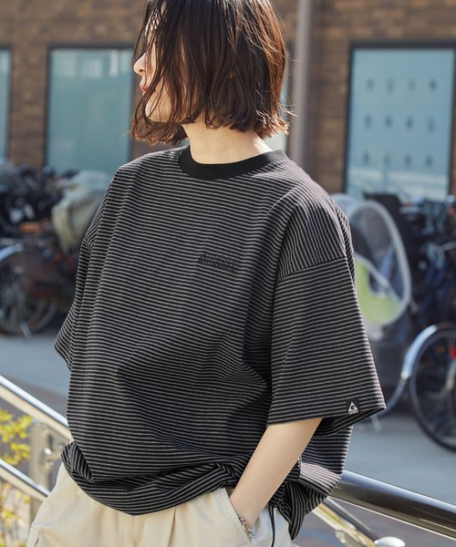 GERRY/ジェリー 別注 ロゴ刺繍 ピンボーダー ドローコード ビッグ